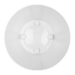 brussels rond wielen 40cm wit